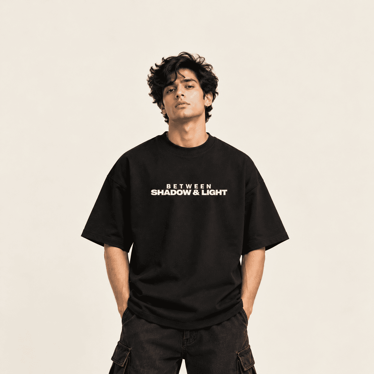 Shadow and Light Oversized T-Shirt